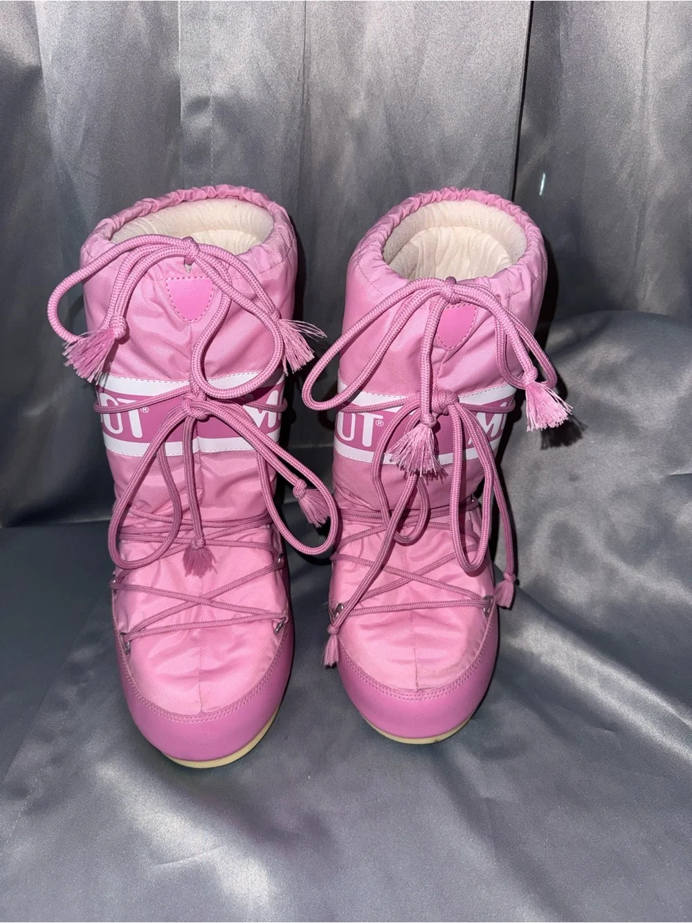 Moon Boot Pink Women's Insulated Snow Boots